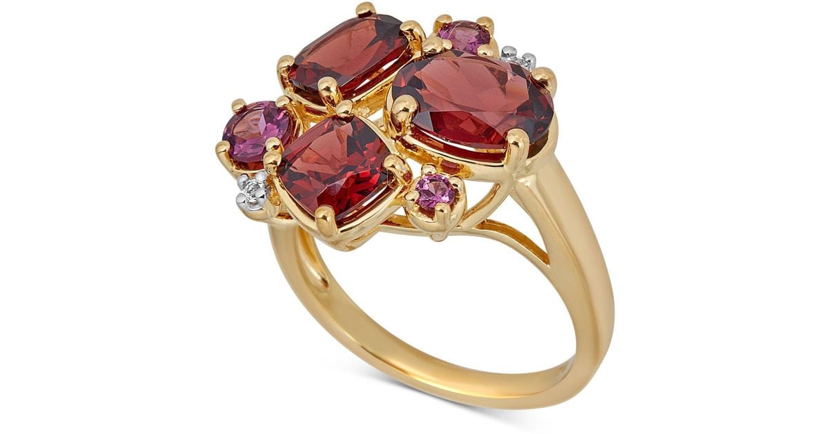 Macy's Multi-gemstone Cluster Ring