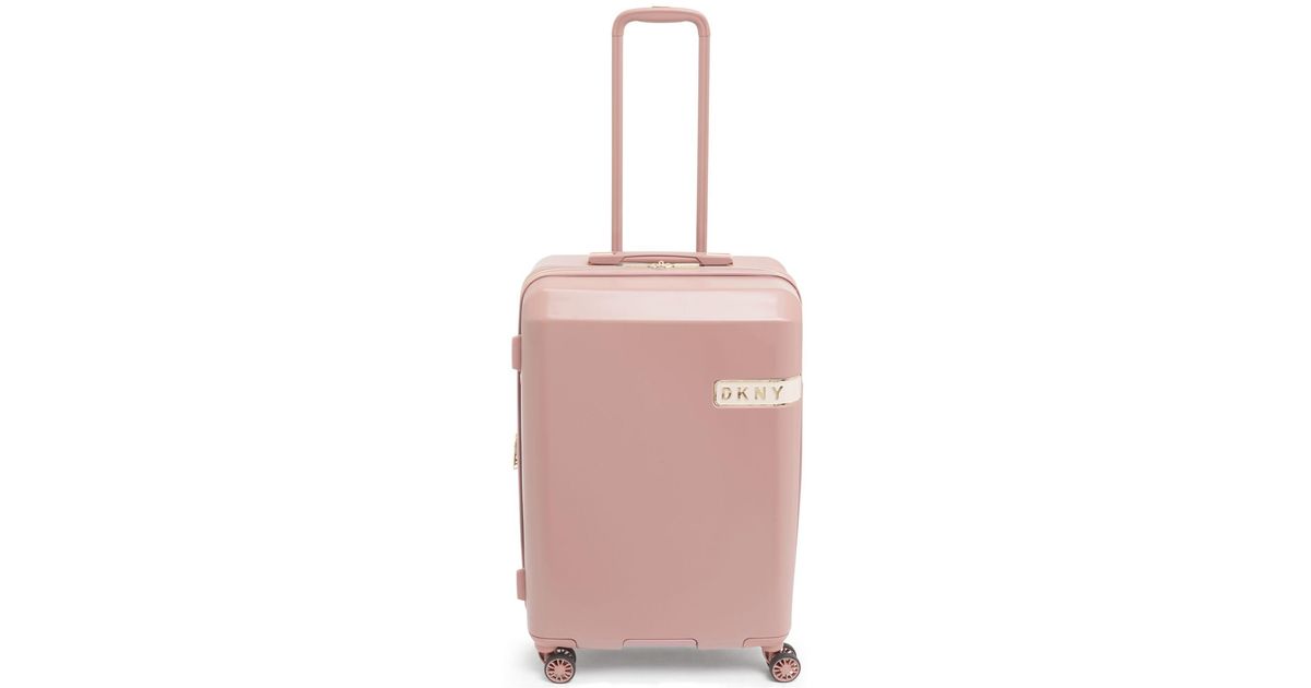 DKNY Synthetic Rapture 24" Hardside Spinner Suitcase in Primrose (Pink) |  Lyst