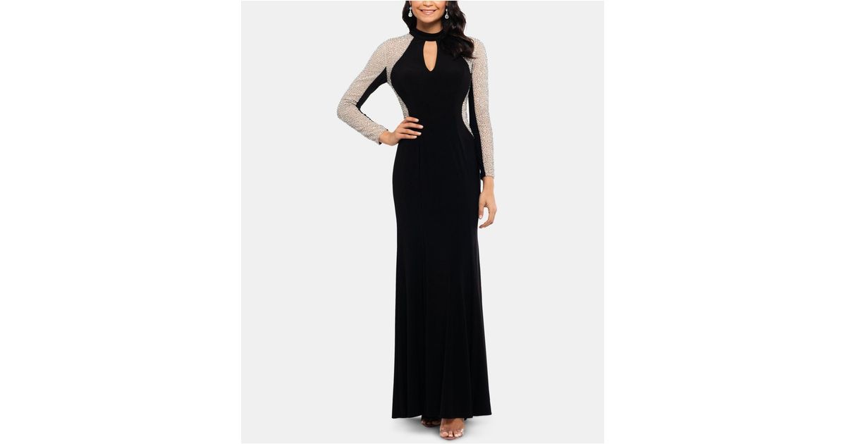 Xscape Synthetic Beaded Choker Neck 