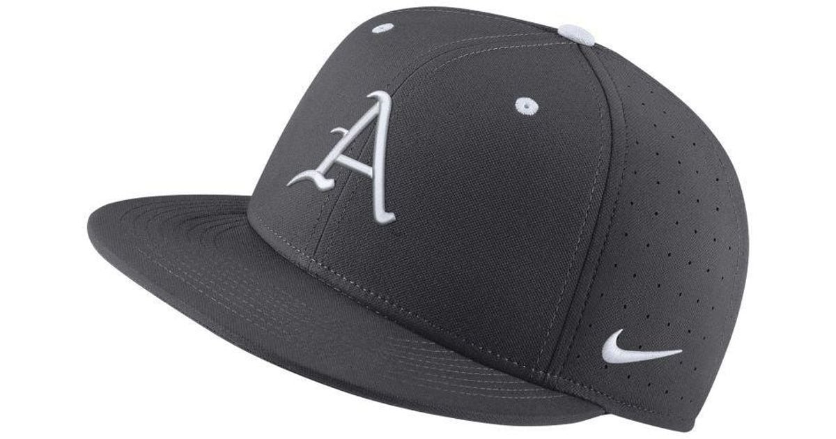 Nike Arkansas Razorbacks Aerobill True Fitted Baseball Cap for Men Lyst