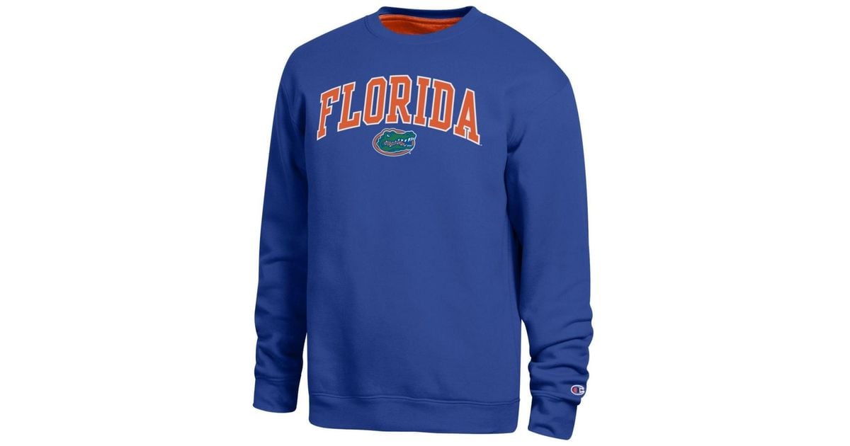 Champion Florida Gators Arch Sweatshirt in Blue for Men | Lyst