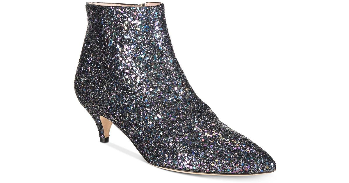kate spade glitter booties