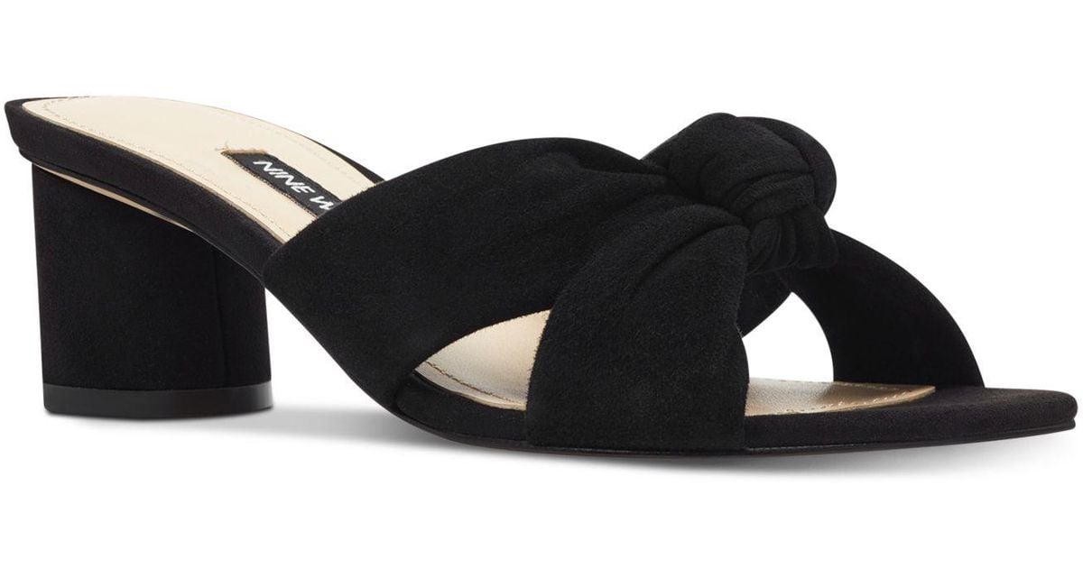 nine west kayla knotted dress sandals