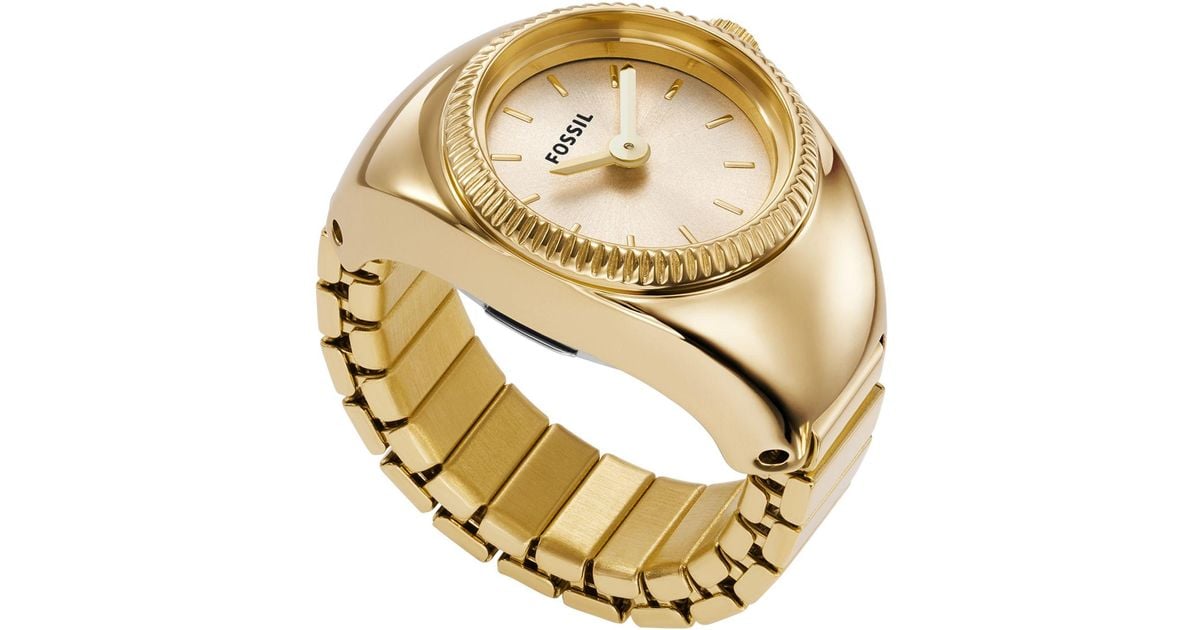 fossil-ring-watch-two-hand-gold-tone-stainless-steel-bracelet-watch