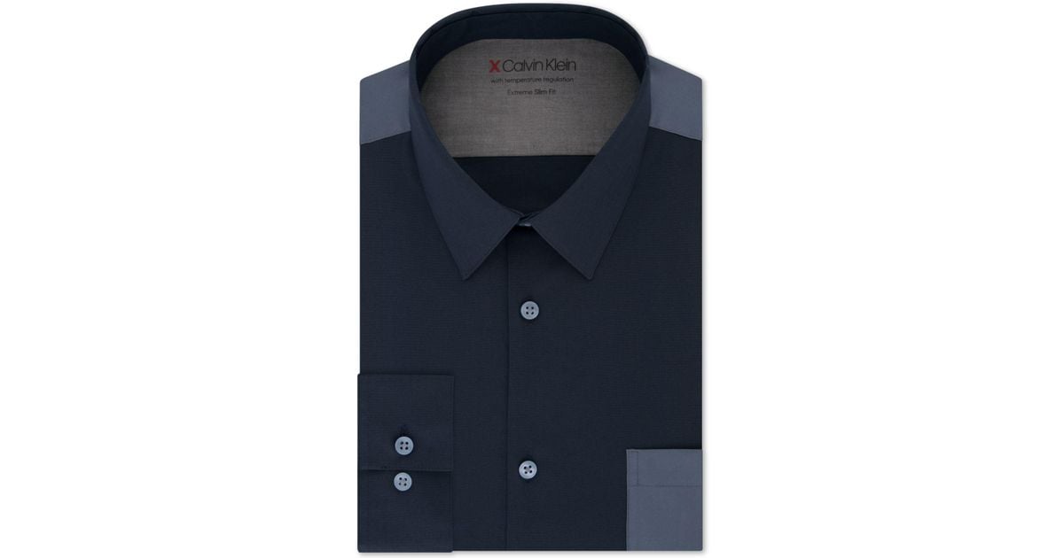 calvin klein extra slim fit shirt