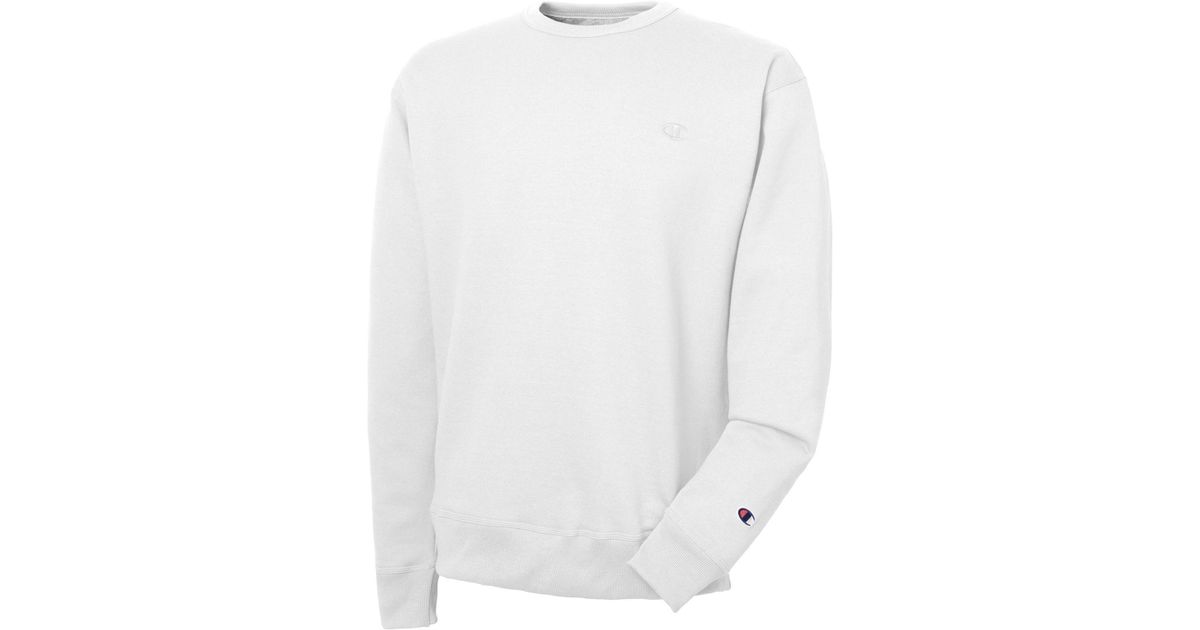 champion men's powerblend fleece crewneck sweatshirt