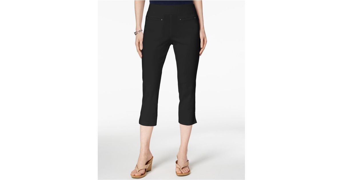 style & co pull on capris