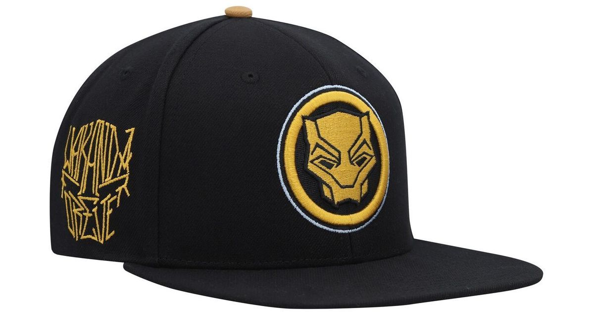 Marvel Panther Snapback Hat in Black for Men Lyst