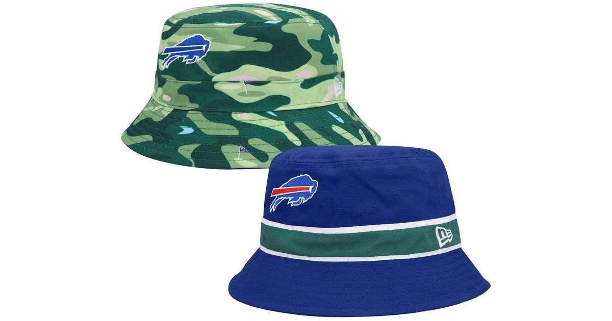 KTZ Royal Buffalo Bills Reversible Bucket Hat in Blue for Men Lyst