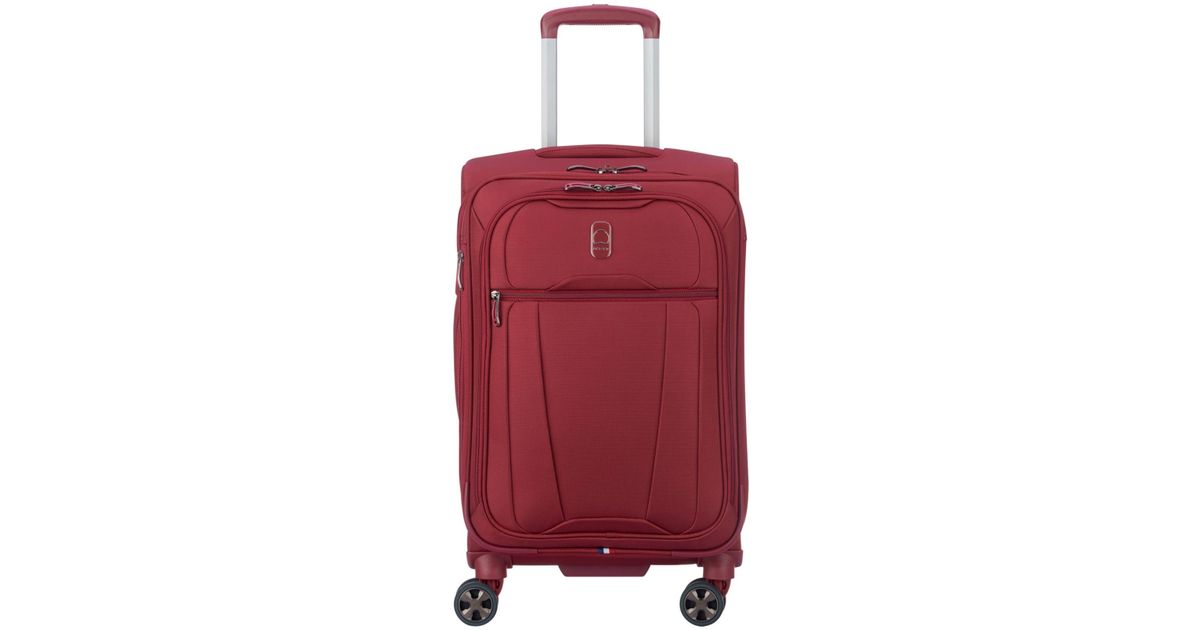 delsey helium 360 25 expandable spinner suitcase