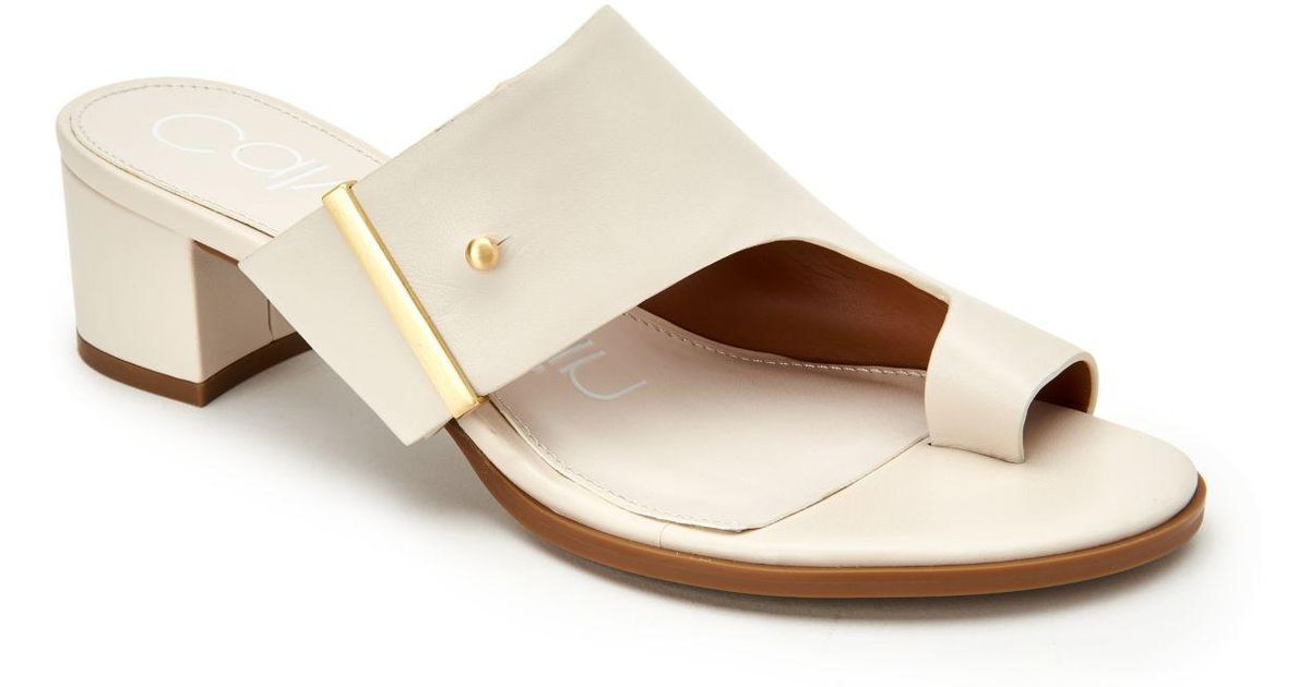 Calvin Klein Daria Dress Sandals Created For Macy s in White Lyst
