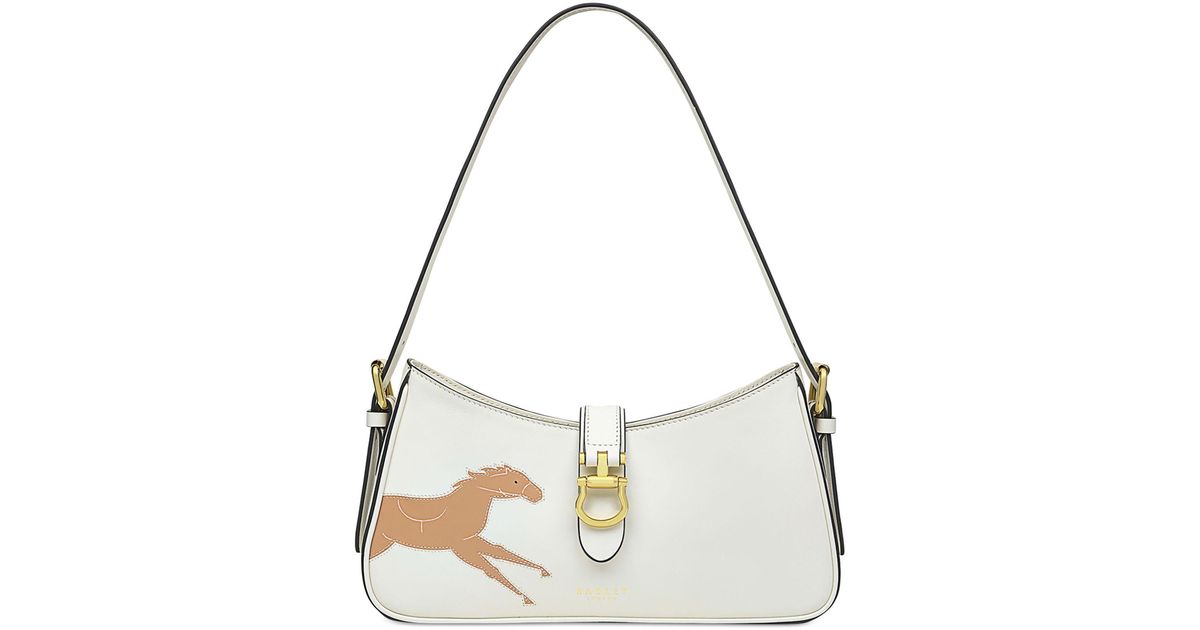 Radley Kentucky Derby 23 Small Leather Shoulder Bag in Metallic Lyst