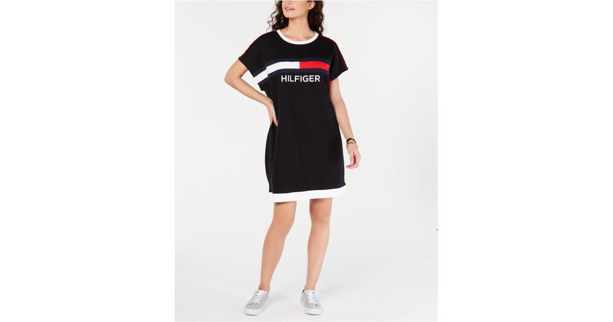 black plus size t shirt dress