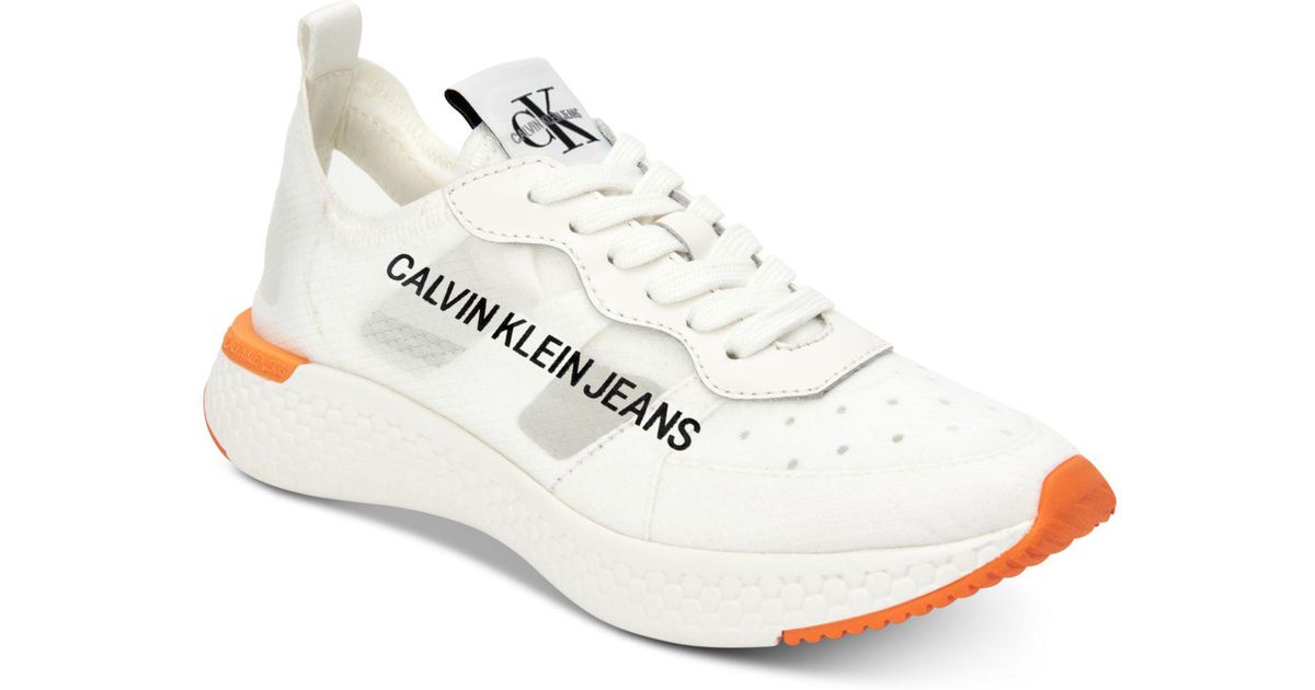 calvin klein jeans nylon trainers