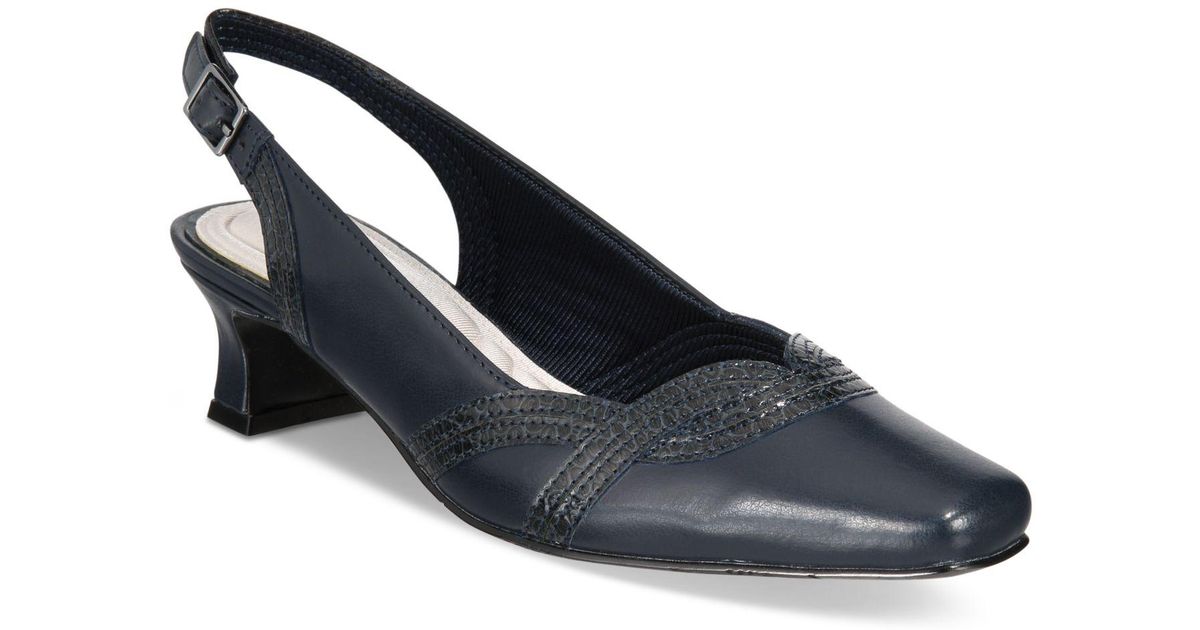 easy street sling back pumps
