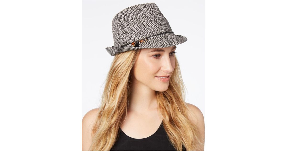 nine west packable fedora