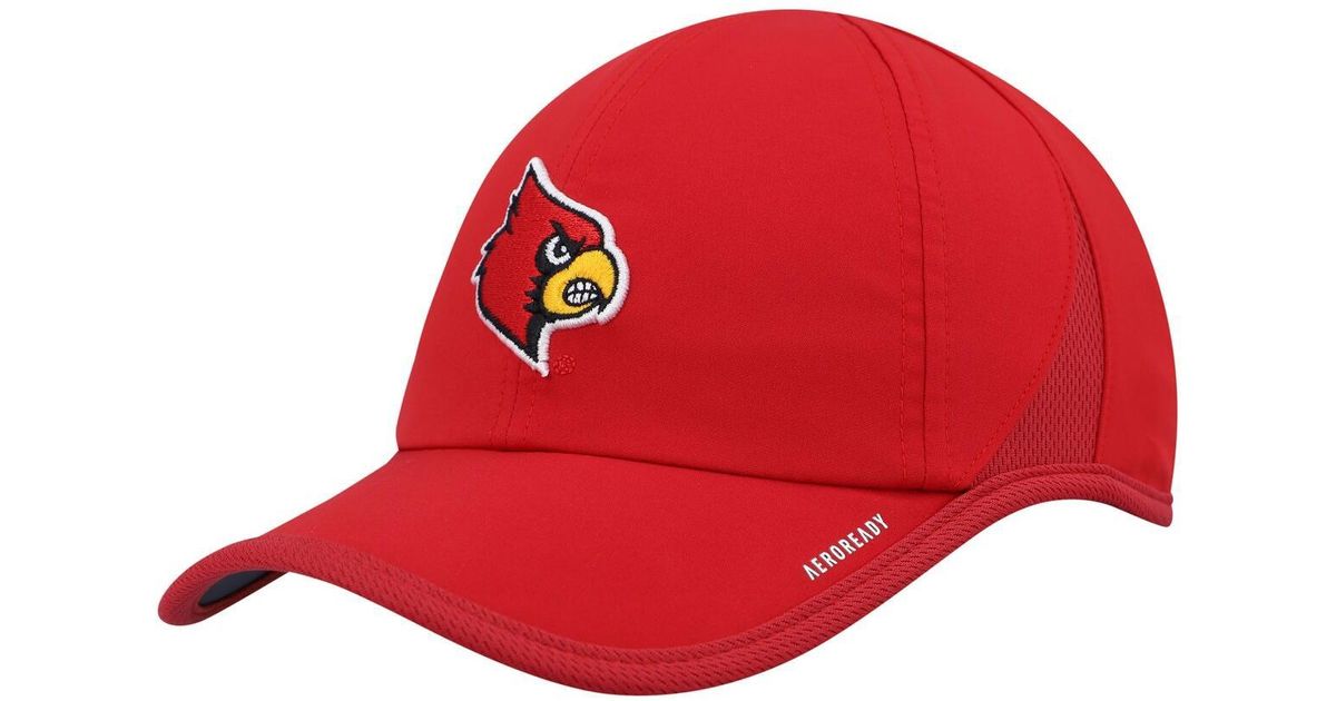 Men's adidas Black Louisville Cardinals 2021 Sideline Coaches AEROREADY  Flex Hat