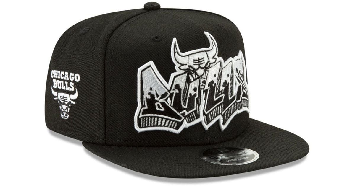 Men's NBA Chicago Bulls New Era Script 9FIFTY Snapback Hat – Black –  Bleacher Bum Collectibles