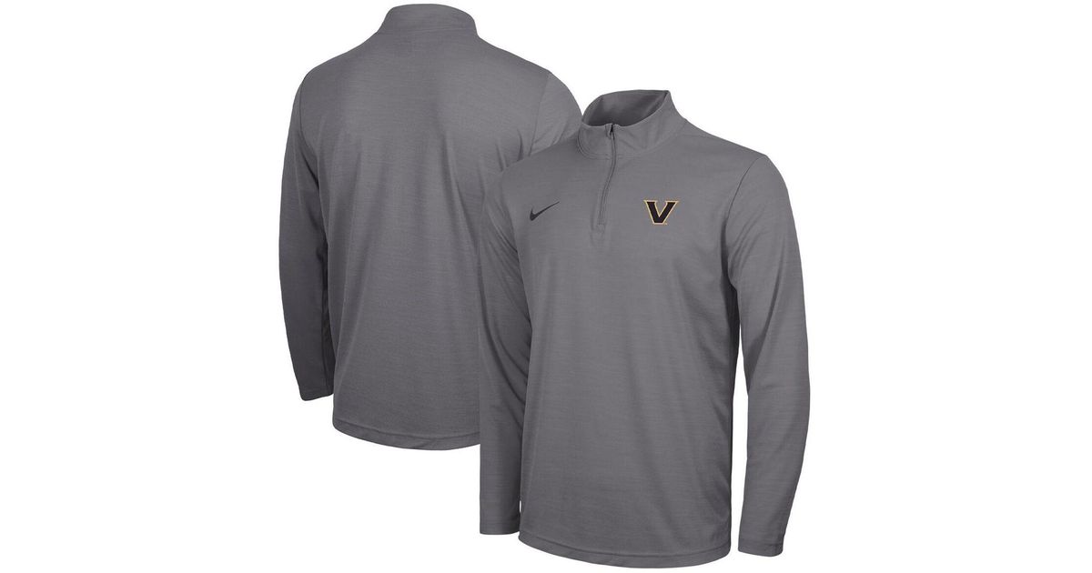 Nike Gray Vanderbilt Commodores Intensity Performance Quarterzip Jacket for Men Lyst