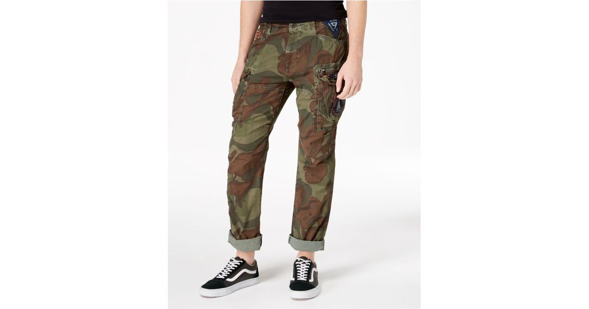 camouflage parachute pants