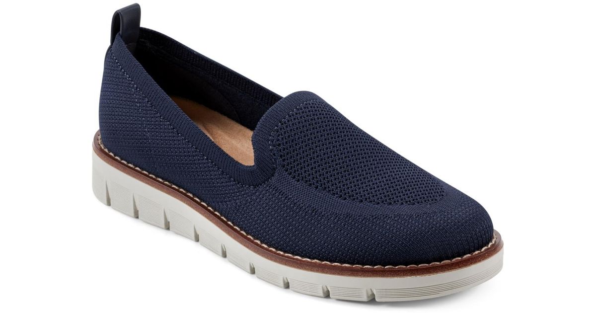 Easy Spirit Valina Casual Slip-on Round Toe Shoes in Blue | Lyst