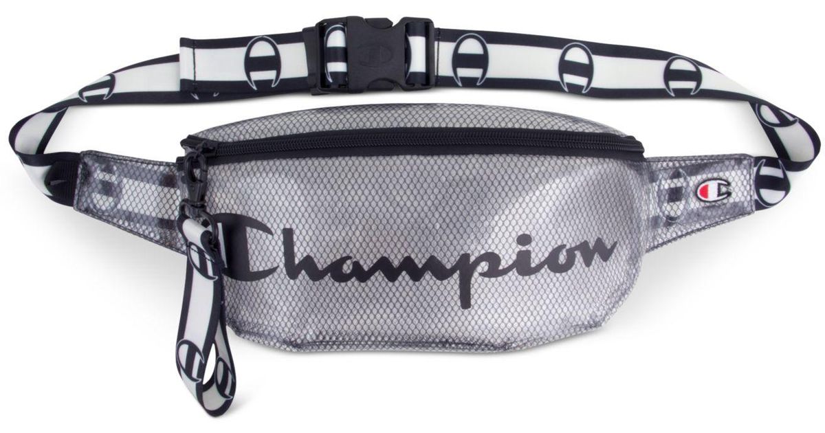 clear champion fanny pack