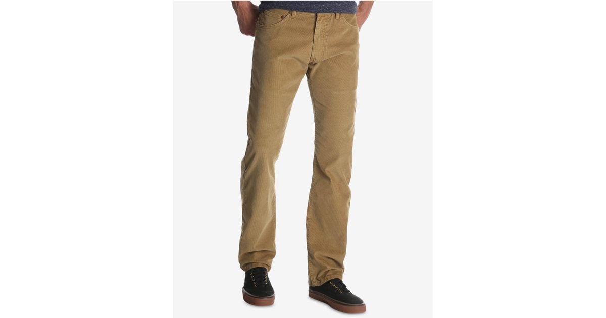 Wrangler Slimfit Corduroy Pants for Men Lyst