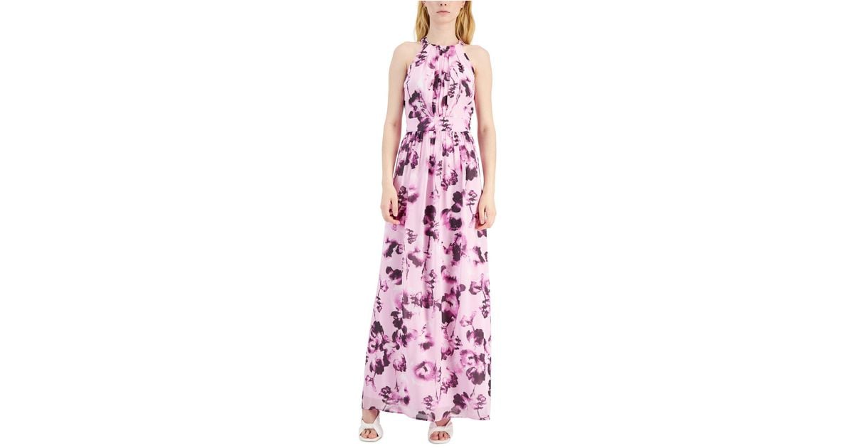Inc floral maxi dress top