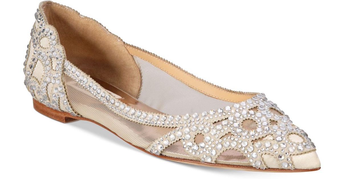 badgley mischka gigi ivory