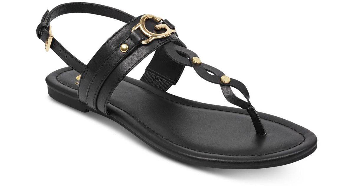 g by guess links flat sandals