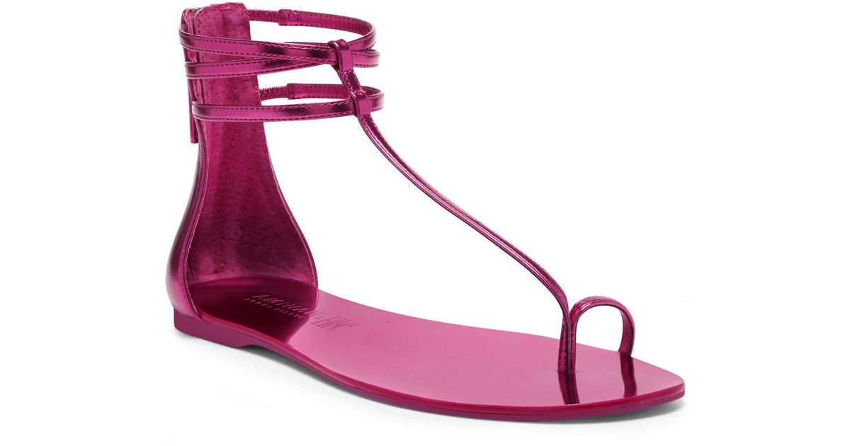 INC International Concepts Aminah Abdul Jillil For Inc Cebrena Toe-loop  Sandals, Created For Macy's in Pink | Lyst