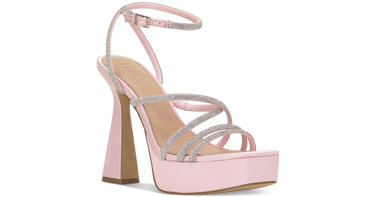 INC International Concepts Ritika Embellished Anklestrap Platform