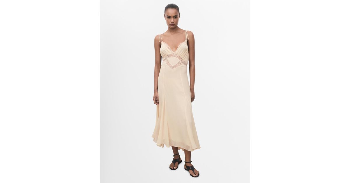 mango women's lace camisole dress MANGO Satin Camisole Dress