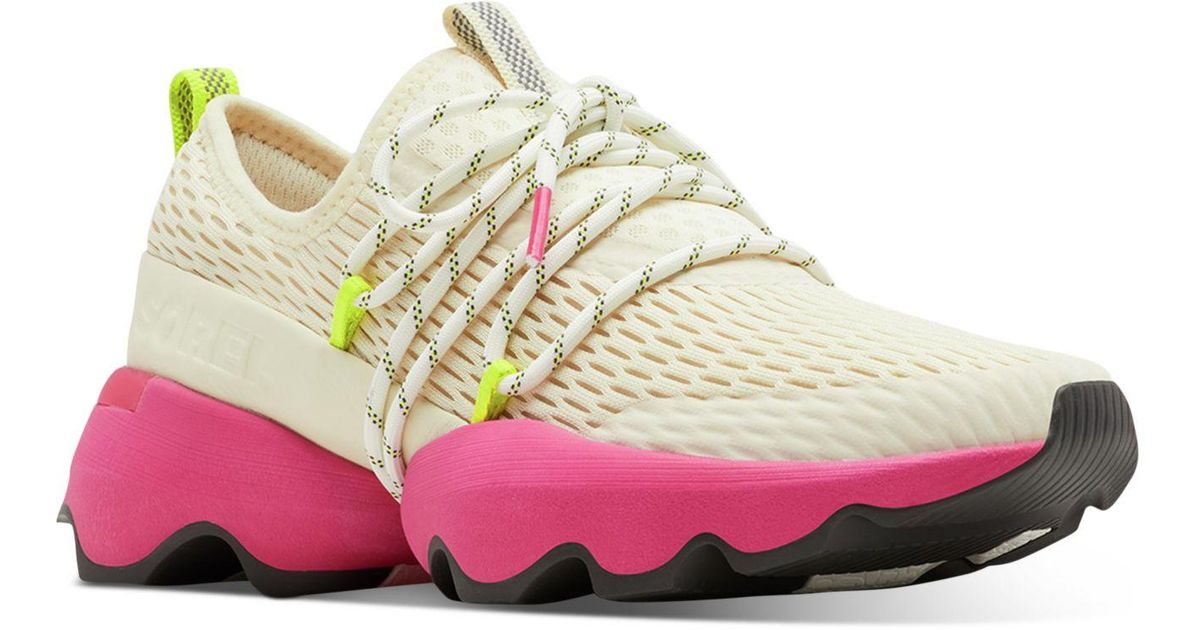 Sorel Kinetic Impact Lace Sneakers in Pink | Lyst