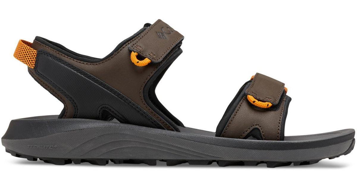 Columbia Trailstorm Leather Strap Sandals in Black for Men Lyst