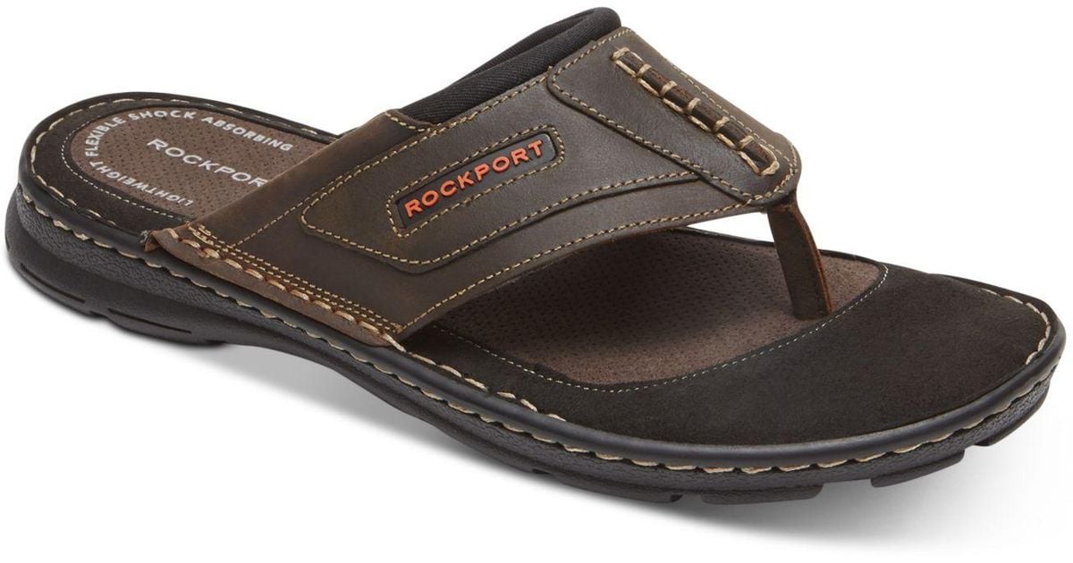 rockport thong sandals womens