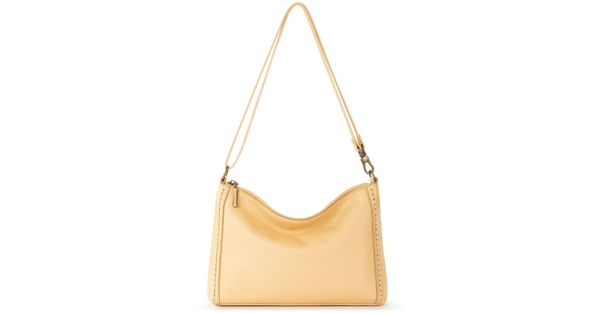 The Sak Lumi Leather Convertible Crossbody in Natural Lyst