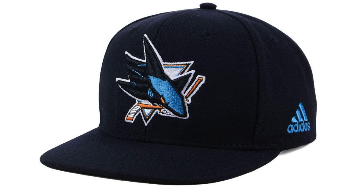 san jose sharks adidas hat