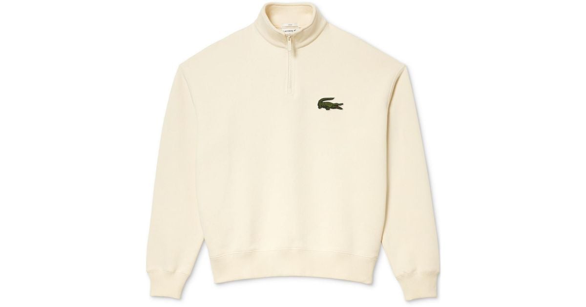 Lacoste quarter online zip sweatshirt