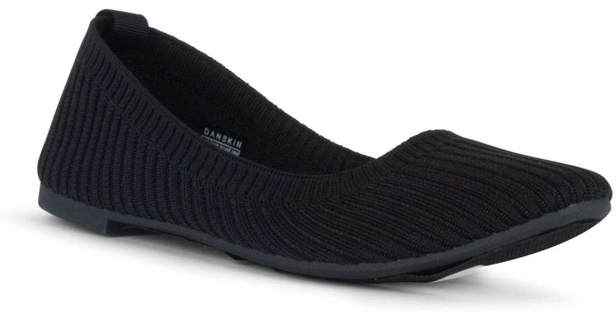 danskin flats black