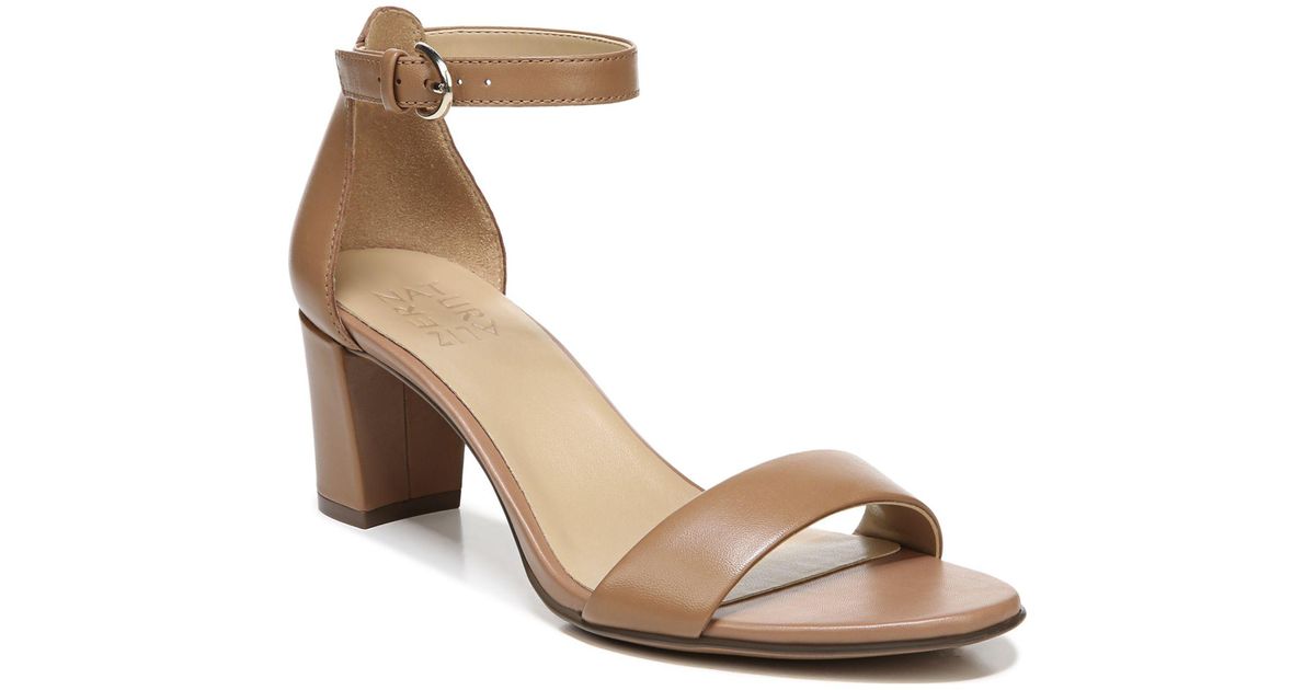 Naturalizer Leather Vera Ankle Strap Sandals True Colors | Lyst