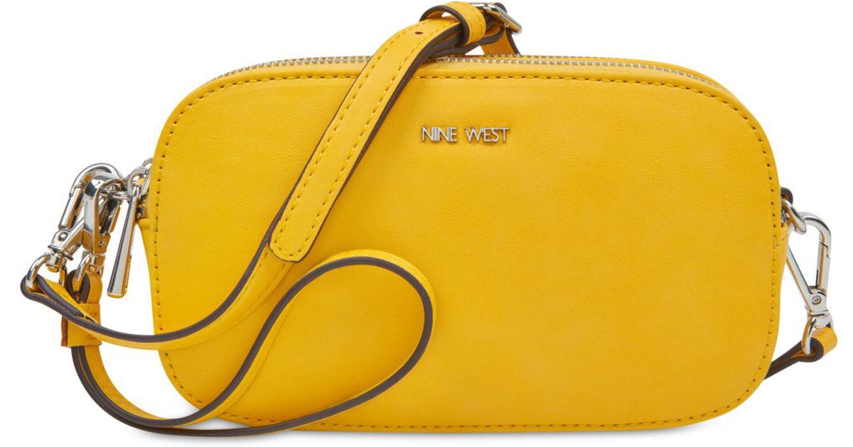 nine west yellow bag