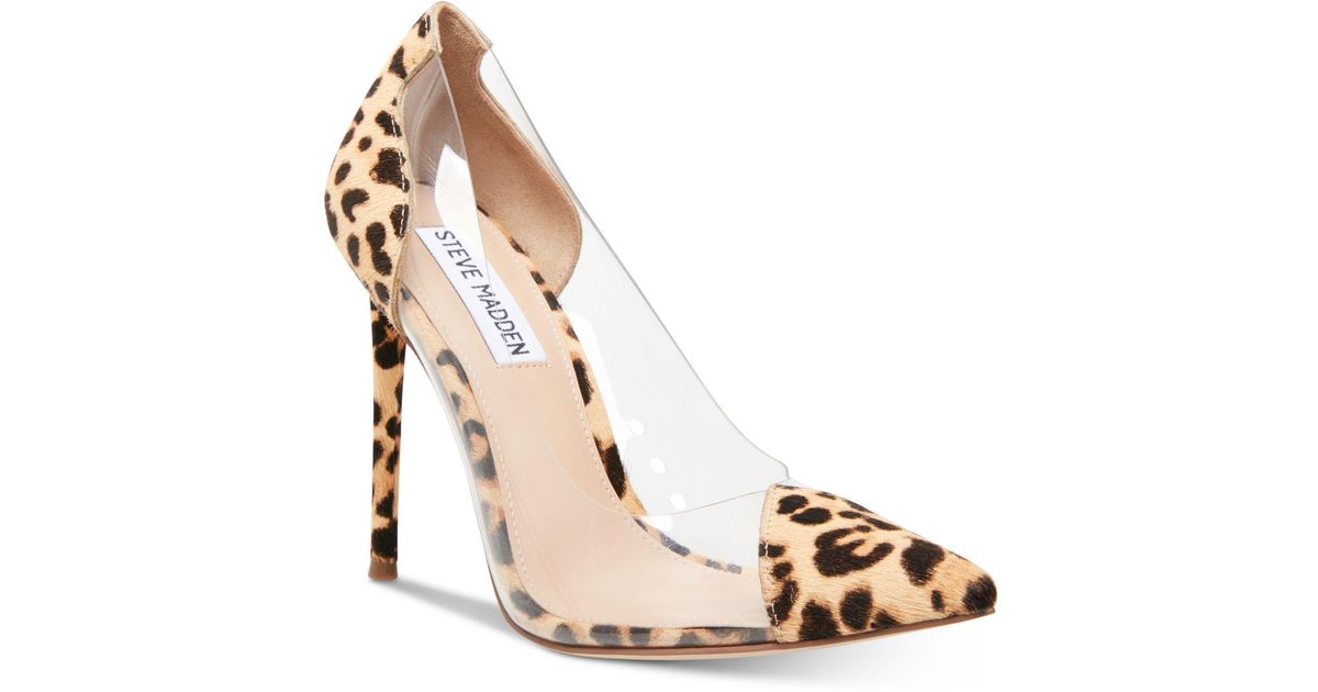 steve madden leopard heels