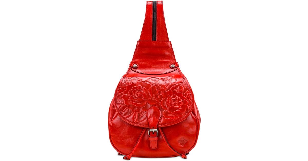 Patricia Nash Itala Saddle Sling in Red Lyst