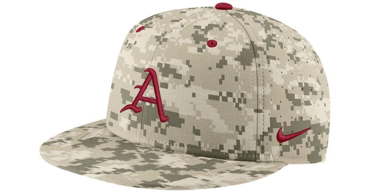 Nike Camo Alabama Crimson Tide Aero True Baseball Performance Fitted