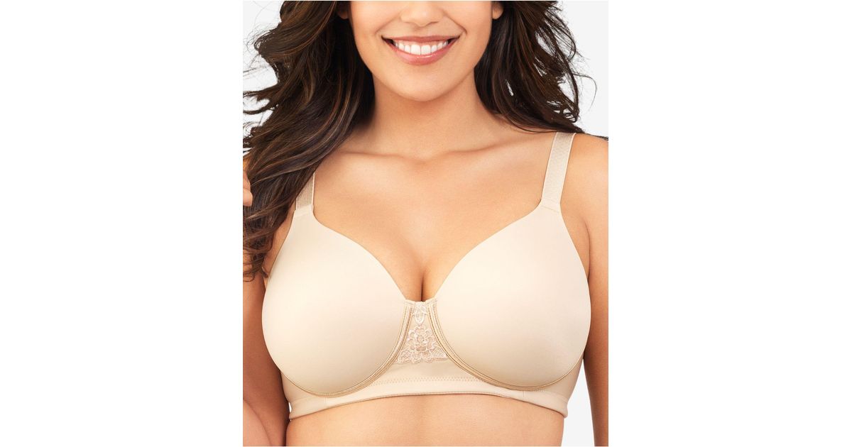 Vanity Fair Lace Full Figure Beauty Back Smoother Wireless Bra 71380 in
