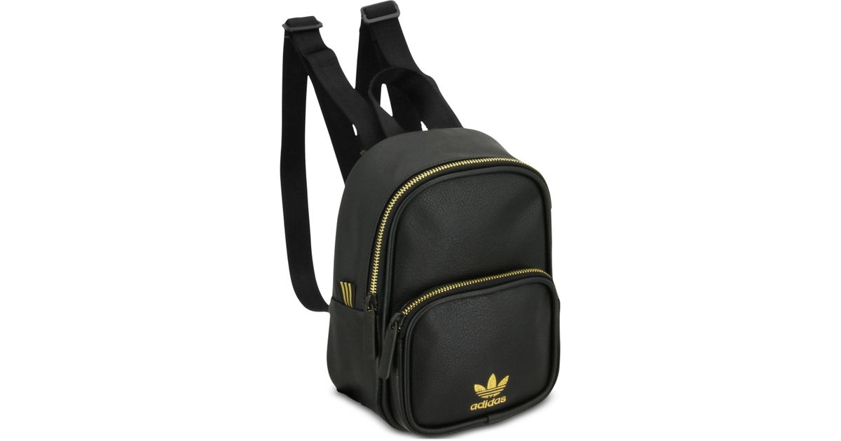 adidas leather mini backpack