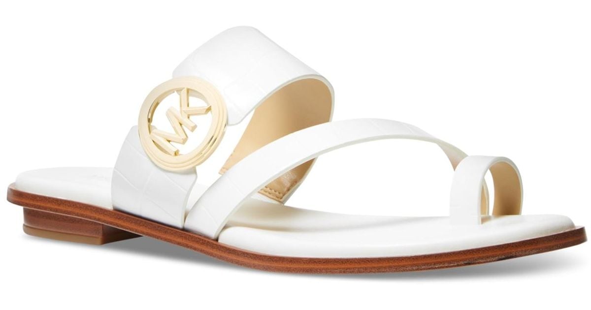 michael kors toe loop sandals
