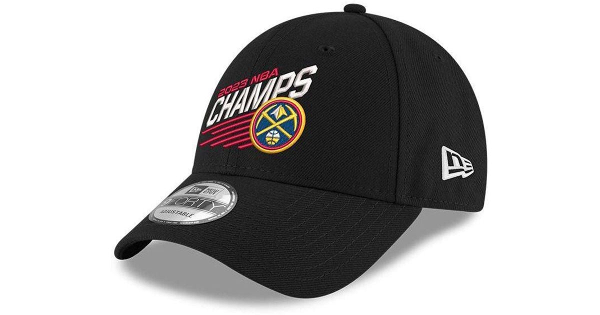 KTZ Black Denver Nuggets 2023 Nba Finals Champions Slant Fast Logo