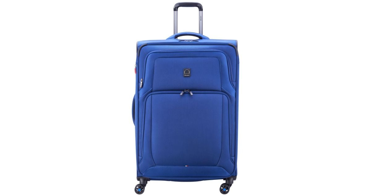 Delsey Optimax Lite 28" Expandable Spinner Suitcase in Blue Lyst